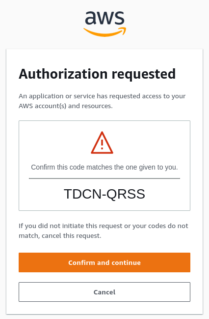 Authorization requested